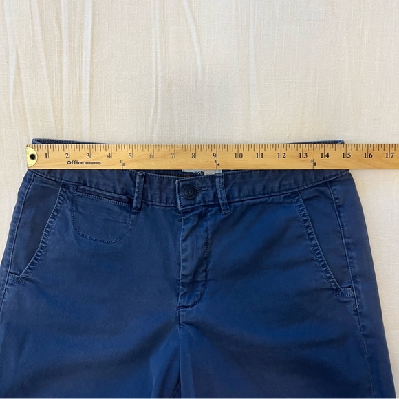 Chino by Anthropologie Relaxed shorts Blue roll up hem Casual - Picture 4 of 11